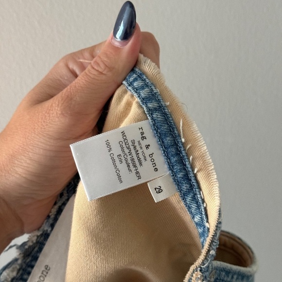 RAG & BONE Clara Denim Skirt in Erin 29 - Picture 7 of 9